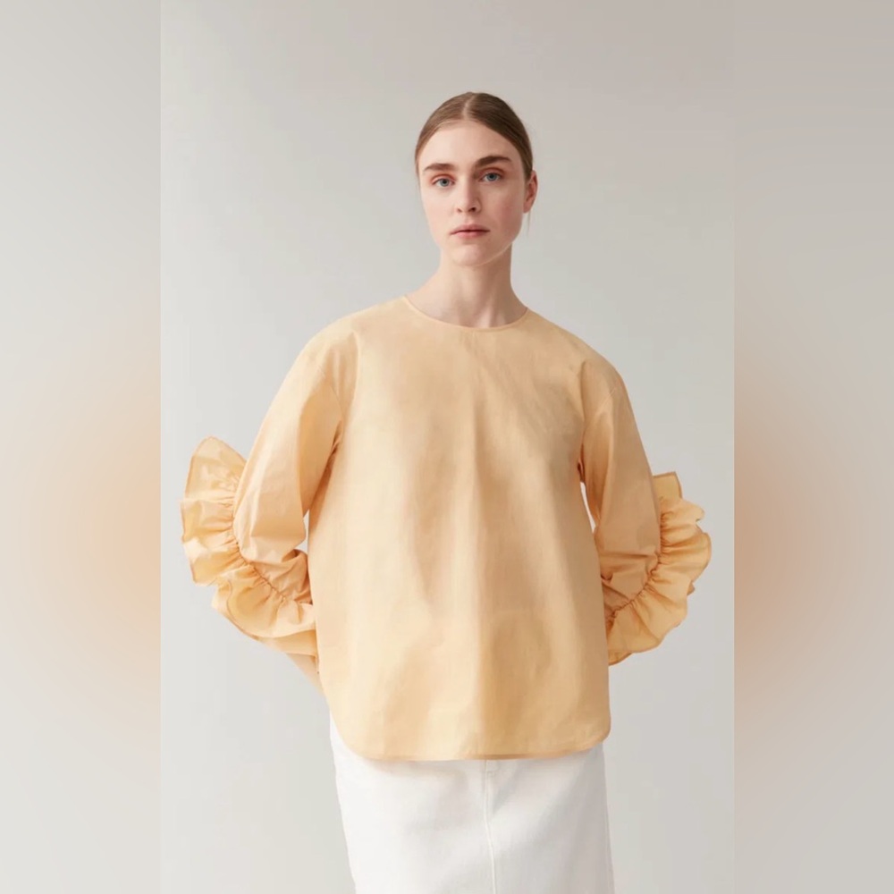 COS Ruffle Sleeve shirt - Picture 2 of 10